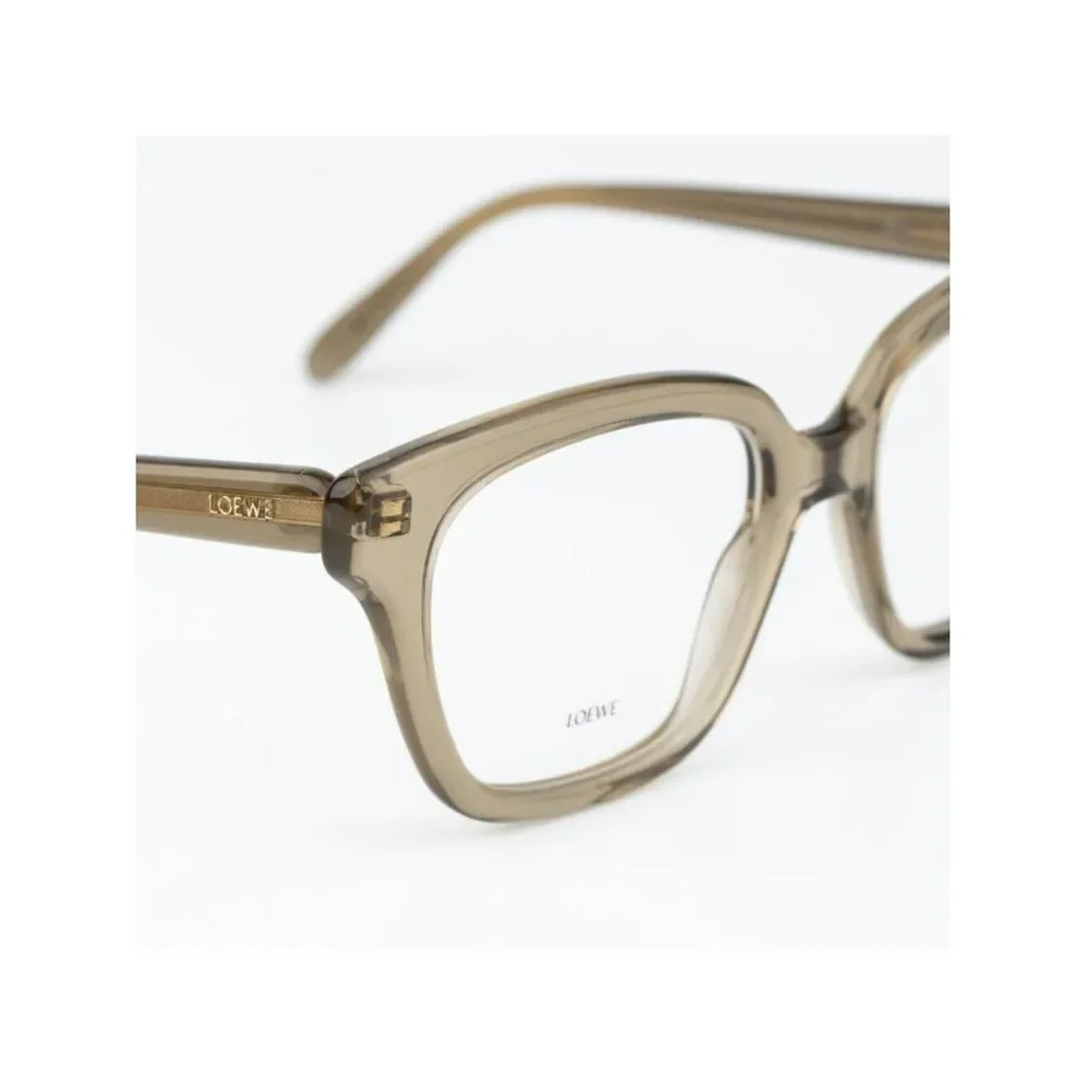 Loewe SLIM Women Eyeglasses Green Square LW50083I 096 NEW AUTHENTIC